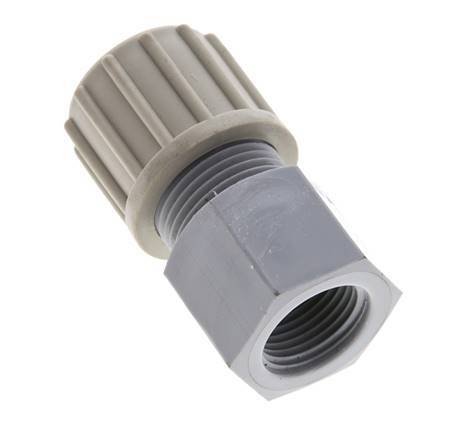 14x12mm & G3/8'' PA Straight Compression Fitting with Female Threads 10 bar