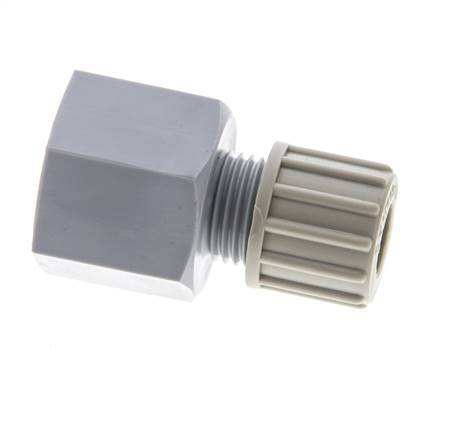 10x8mm & G1/2'' PA Straight Compression Fitting with Female Threads 10 bar