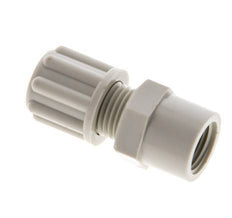 6x4mm & G1/8'' PP Straight Compression Fitting with Female Threads 10 bar