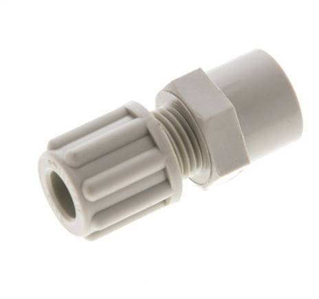 6x4mm & G1/8'' PP Straight Compression Fitting with Female Threads 10 bar