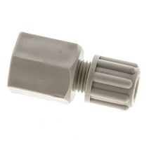 6x4mm & G1/4'' PP Straight Compression Fitting with Female Threads 10 bar