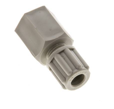 6x4mm & G1/4'' PP Straight Compression Fitting with Female Threads 10 bar