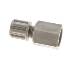 6x4mm & G1/4'' PP Straight Compression Fitting with Female Threads 10 bar