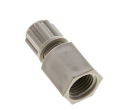 6x4mm & G1/4'' PP Straight Compression Fitting with Female Threads 10 bar