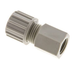 10x8mm & G1/4'' PP Straight Compression Fitting with Female Threads 10 bar