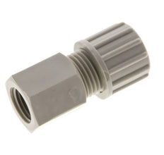 10x8mm & G1/4'' PP Straight Compression Fitting with Female Threads 10 bar