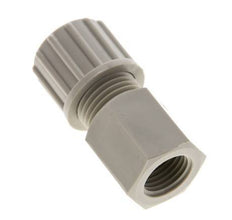 10x8mm & G1/4'' PP Straight Compression Fitting with Female Threads 10 bar