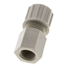 10x8mm & G1/4'' PP Straight Compression Fitting with Female Threads 10 bar
