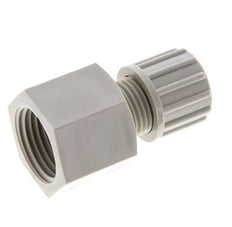 10x8mm & G1/2'' PP Straight Compression Fitting with Female Threads 10 bar