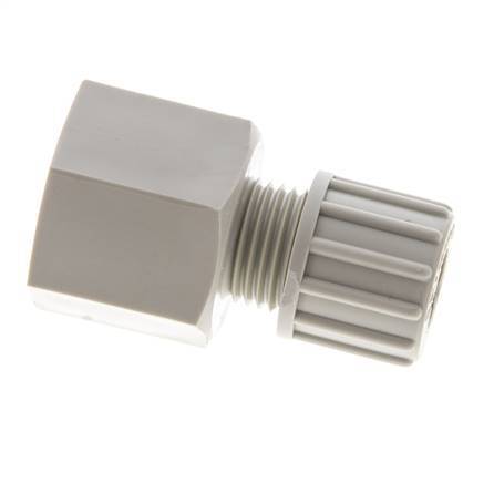 10x8mm & G1/2'' PP Straight Compression Fitting with Female Threads 10 bar