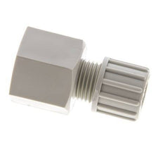 10x8mm & G1/2'' PP Straight Compression Fitting with Female Threads 10 bar