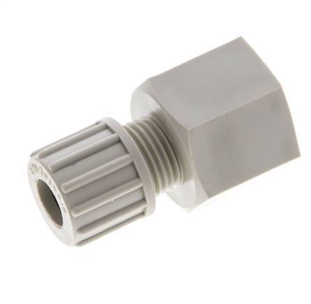 10x8mm & G1/2'' PP Straight Compression Fitting with Female Threads 10 bar