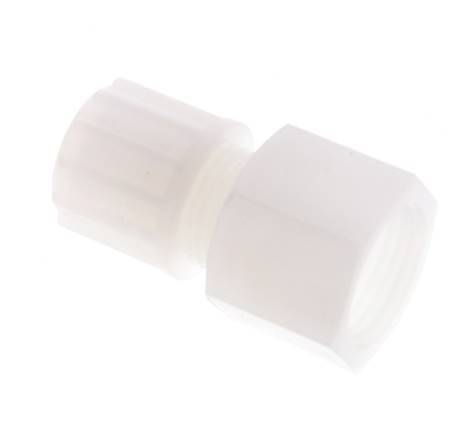 12x10mm & G1/2'' PVDF Straight Compression Fitting with Female Threads 10 bar