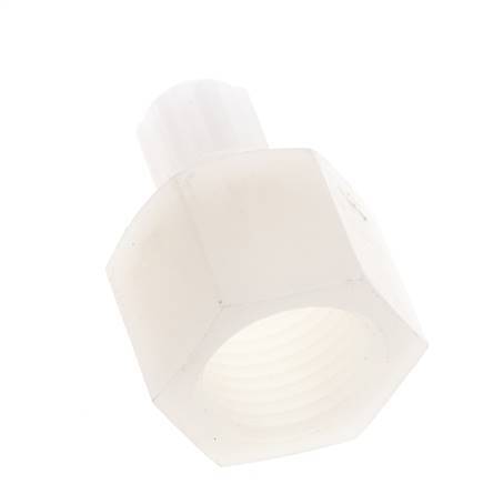 12x10mm & G1/2'' PVDF Straight Compression Fitting with Female Threads 10 bar
