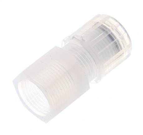 12x10mm & G3/8'' PFA Straight Cutting Fitting with Female Threads 10 bar