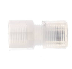 12x10mm & G3/8'' PFA Straight Cutting Fitting with Female Threads 10 bar