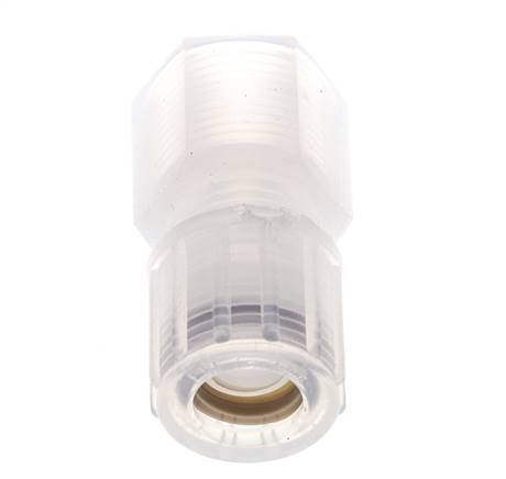 12x10mm & G3/8'' PFA Straight Cutting Fitting with Female Threads 10 bar