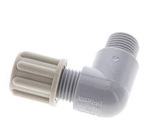 6x4mm & G1/8'' PA Elbow Compression Fitting with Male Threads 10 bar [5 Pieces]
