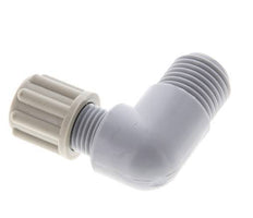 6x4mm & G1/4'' PA Elbow Compression Fitting with Male Threads 10 bar [2 Pieces]