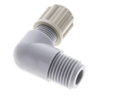 6x4mm & G1/4'' PA Elbow Compression Fitting with Male Threads 10 bar [2 Pieces]