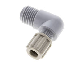 6x4mm & G1/4'' PA Elbow Compression Fitting with Male Threads 10 bar [2 Pieces]