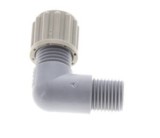 8x6mm & G1/4'' PA Elbow Compression Fitting with Male Threads 10 bar [2 Pieces]