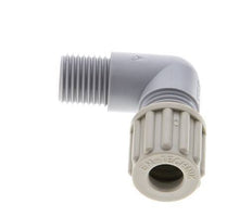 8x6mm & G1/4'' PA Elbow Compression Fitting with Male Threads 10 bar [2 Pieces]