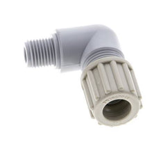 12x10mm & G1/4'' PA Elbow Compression Fitting with Male Threads 10 bar
