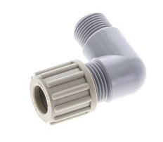 12x10mm & G3/8'' PA Elbow Compression Fitting with Male Threads 10 bar