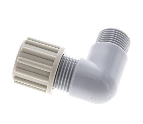 12x10mm & G3/8'' PA Elbow Compression Fitting with Male Threads 10 bar