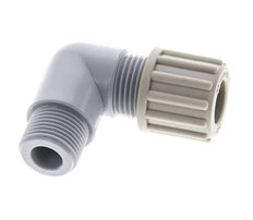 12x10mm & G3/8'' PA Elbow Compression Fitting with Male Threads 10 bar