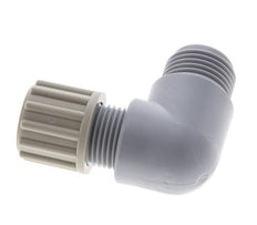 12x9mm & G1/2'' PA Elbow Compression Fitting with Male Threads 10 bar