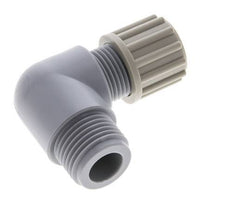 12x9mm & G1/2'' PA Elbow Compression Fitting with Male Threads 10 bar
