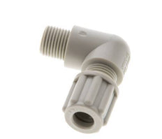 6x4mm & G1/8'' PP Elbow Compression Fitting with Male Threads 10 bar [2 Pieces]