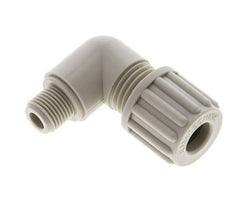 8x6mm & G1/8'' PP Elbow Compression Fitting with Male Threads 10 bar