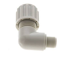 8x6mm & G1/8'' PP Elbow Compression Fitting with Male Threads 10 bar