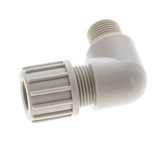 14x12mm & G3/8'' PP Elbow Compression Fitting with Male Threads 10 bar