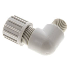 14x12mm & G3/8'' PP Elbow Compression Fitting with Male Threads 10 bar