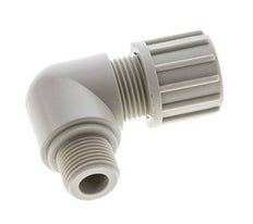 14x12mm & G3/8'' PP Elbow Compression Fitting with Male Threads 10 bar