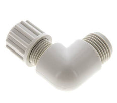 6x4mm & G1/4'' PVDF Elbow Compression Fitting with Male Threads 10 bar