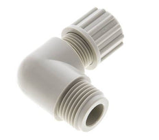 6x4mm & G1/4'' PVDF Elbow Compression Fitting with Male Threads 10 bar