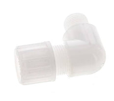 14x12mm & G3/8'' PVDF Elbow Compression Fitting with Male Threads 10 bar