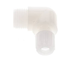 8x6mm & G1/2'' PVDF Elbow Compression Fitting with Male Threads 10 bar