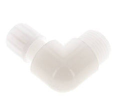 8x6mm & G1/2'' PVDF Elbow Compression Fitting with Male Threads 10 bar