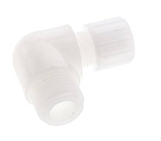 10x8mm & G1/2'' PVDF Elbow Compression Fitting with Male Threads 10 bar