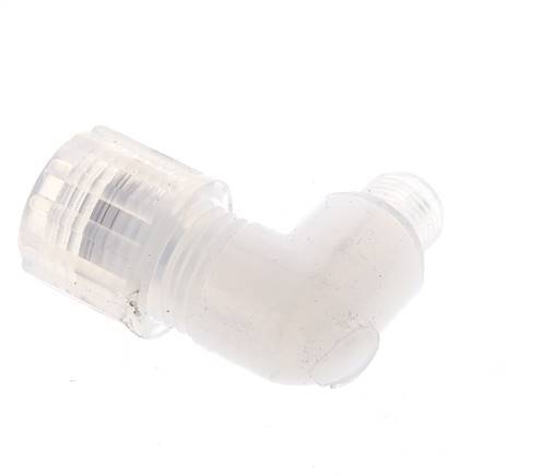 8x6mm & G1/8'' PFA Elbow Cutting Fitting with Male Threads 10 bar