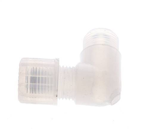 10x8mm & G3/8'' PFA Elbow Cutting Fitting with Male Threads 10 bar