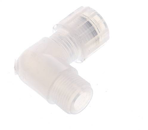 10x8mm & G3/8'' PFA Elbow Cutting Fitting with Male Threads 10 bar