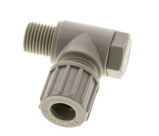 Accesorio de compresión codo PP 10x8mm & G1/4'' con rosca macho con perno banjo 10 bar