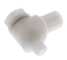 Accesorio de compresión acodado de PVDF de 6x4 mm y G1/8'' con rosca macho y perno banjo 10 bar
